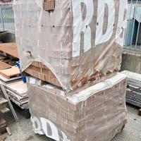 Mattoncini in cotto sabbiato da rivestimento