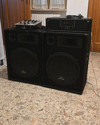 Casse Passive + Mixer + Amplificatore