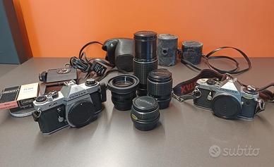 Set fotografia Pentax anni 70 