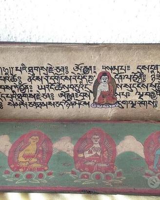 Libro di mantra buddiste tibetane