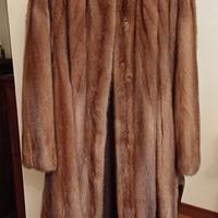 Pelliccia visone miele  ampia in perfetto stato XL