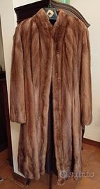 Pelliccia visone miele  ampia in perfetto stato XL