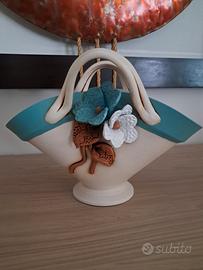 cesto in ceramica 