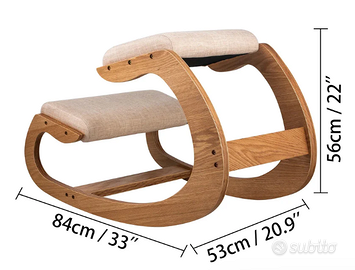 Sedia ergonomica posturale
