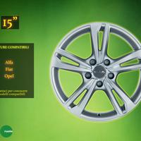 Cerchi in Lega Mak Emblema 15" Alfa Fiat Opel