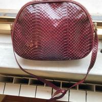 Borsa in pelle di serpente