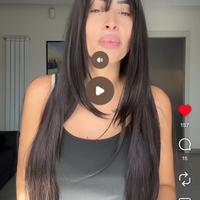 Parrucca fibre sintetiche realistica