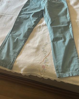 Pantaloni tela chino di cotone