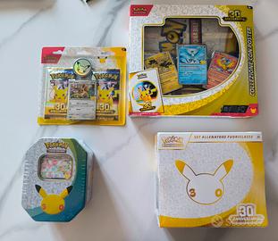 Lotto 30th Pokemon  sigillati
