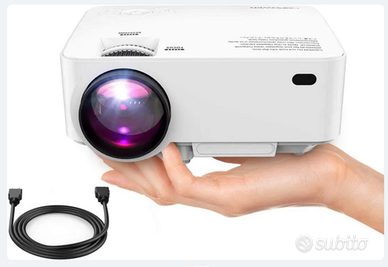 DBPOWER T20 Videoproiettore FullHD+Schermo 50"