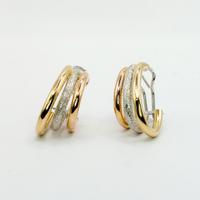 Orecchini oro 18 kt gr. 8