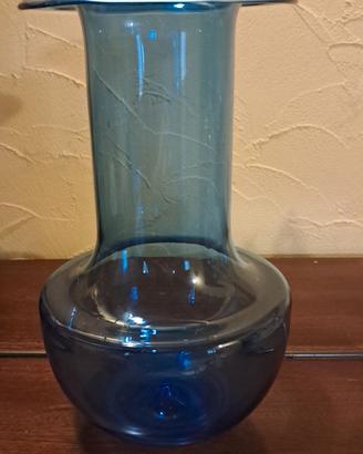 oggetto vaso in vetro di Murano Cleto Munari 1990