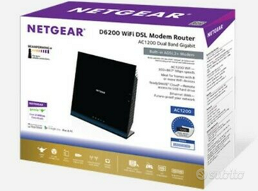 NETGEAR D6200 AC1200 WiFi DSL Modem Router