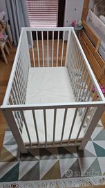 lettino  gulliver + materasso pluttig IKEA