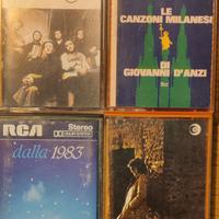 Set di musicassette di musica italiana