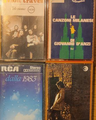 Set di musicassette di musica italiana