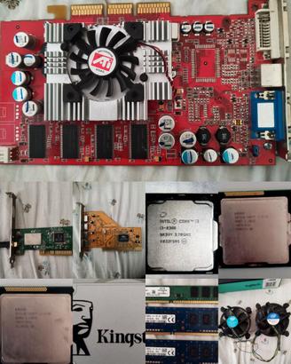 Lotto Componenti PC + Case Gaming + Accessori - i3