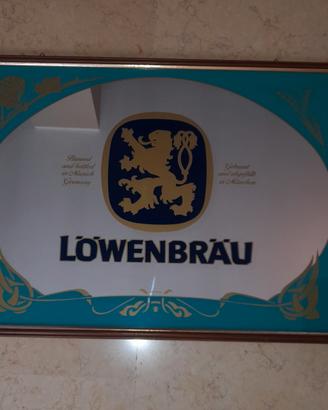 Specchio Löwenbräu 49x66 vintage
