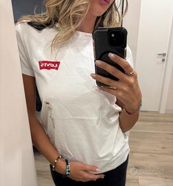 T-shirt bianca Levi’s taglia XS