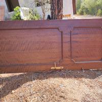 3 porte legno colore noce scuro