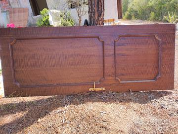 3 porte legno colore noce scuro