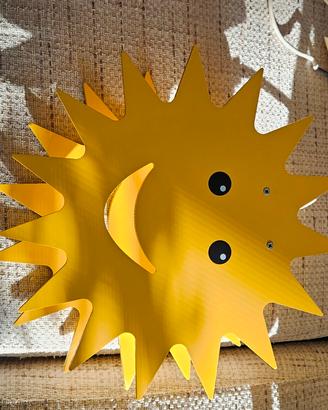 lampadario sole giallo 
