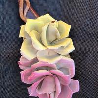 Composizione floreale Capodimonte in ceramica