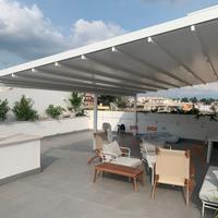 Pergola retrattile in pvc e alluminio