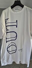 T-SHIRT BIANCA SCRITTA BLI