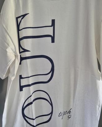 T-SHIRT BIANCA SCRITTA BLI