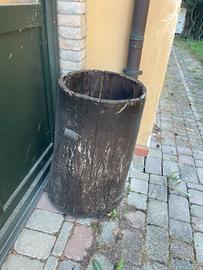 Antico Staio da Grano in Legno - Oggetto Rustico