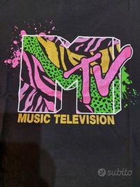 T- shirt donna "MTV"  MusicTelevision , tg S nuova