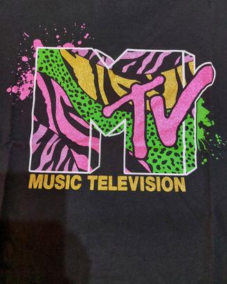 T- shirt donna "MTV"  MusicTelevision , tg S nuova