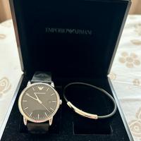 Set uomo Emporio Armani orologio e bracciale