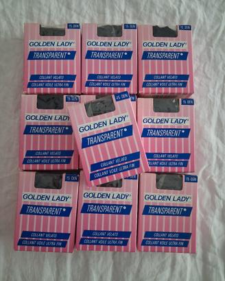 10 Collant Golden Lady 15 denari Taglia III