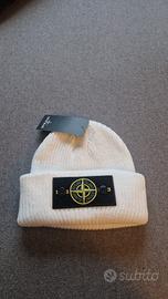 berretto stone island bianco taglia unica 