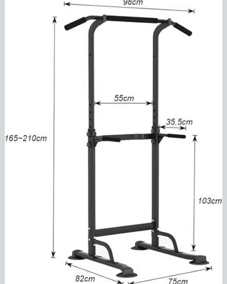 Attrezzo trazioni e tappetino componibile