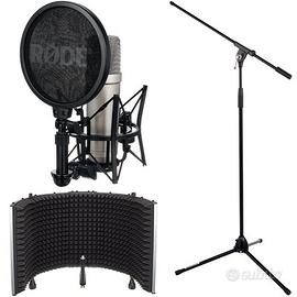 Microfono professionale studio rode nt01-a bundle
