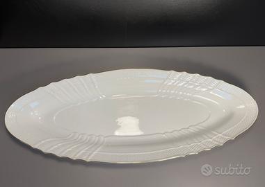 Grande vassoio pesce Vecchio Ginori bordo oro