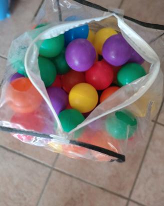 set di palline colorate