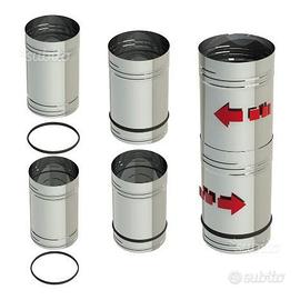 CANNA FUMARIA monoparete inox AISI 316 L 150 x 250