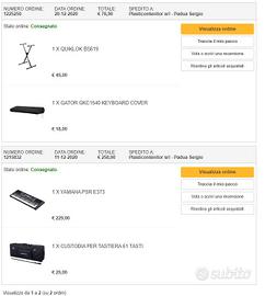 Tastiera Yamaha PSR-E373