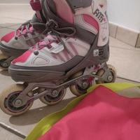 Pattini rotelle in linea (da35 al 38 num. Scarpa)