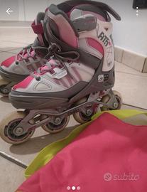 Pattini rotelle in linea (da35 al 38 num. Scarpa)