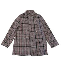 giacca trench cappotto lungo a quadri vintagedress