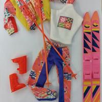 Barbie ski fun fashion abiti 1991 vintage