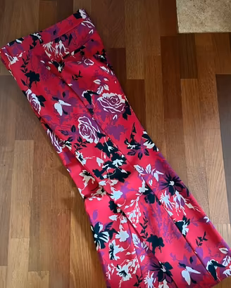 Pantalone Patrizia Pepe fantasia floreale - Tg. 42