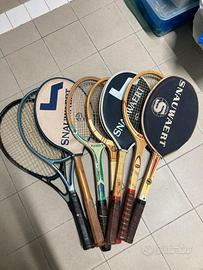 Otto racchette tennis legno