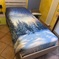 Letto singolo DIELLE rete in doghe 87x202 cm