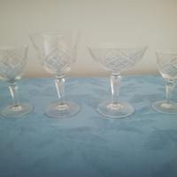 Set bicchieri originali anni '50 pezzi 33